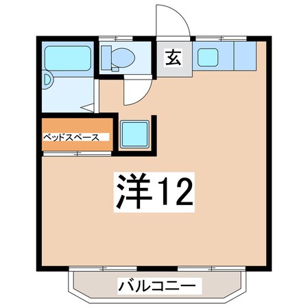 郡山駅 バス10分  久保田変電所下車：停歩10分 2階の物件間取画像